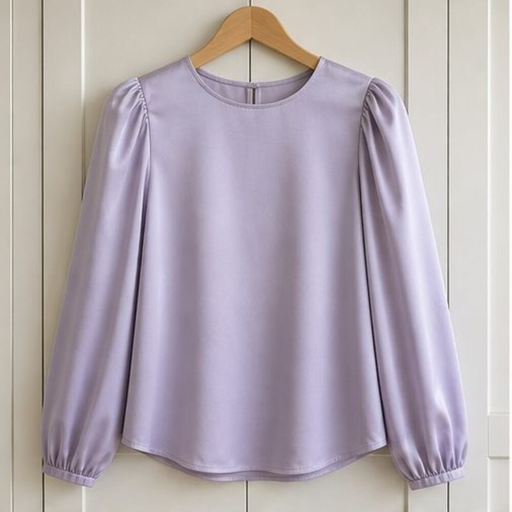 Teal Puff Sleeve Top
